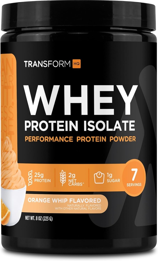 ΜετασχηματισμόςHQ Whey Protein Isolate (WPI) Πορτοκαλί Whip Γεύση 7 Σερβίρει - Protein Protein Powder Preformance