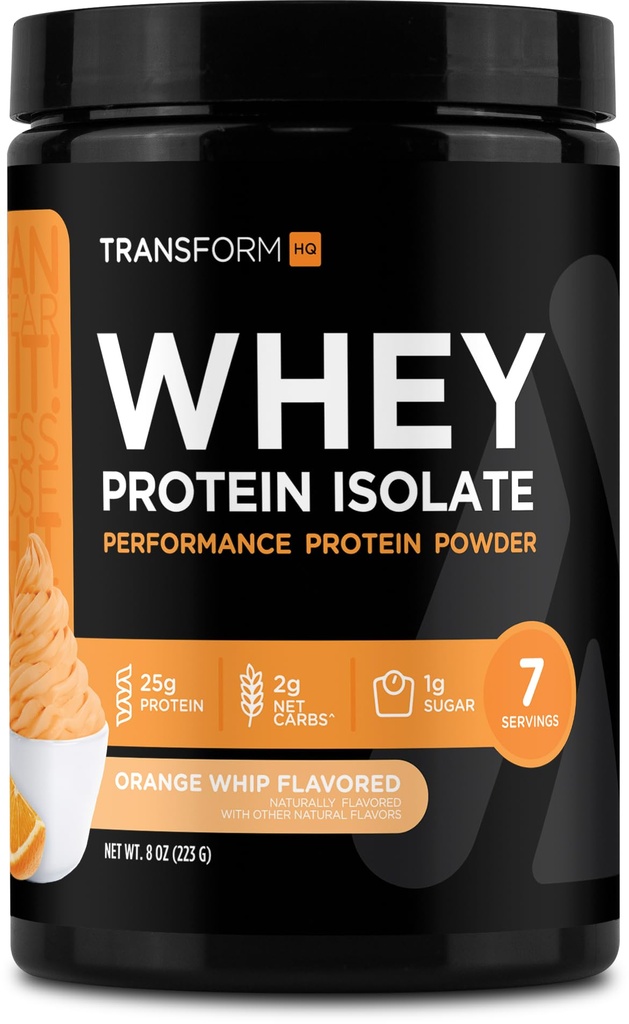 ΜετασχηματισμόςHQ Whey Protein Isolate (WPI) Πορτοκαλί Whip Γεύση 7 Σερβίρει - Protein Protein Powder Preformance