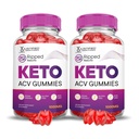 Justified Laboratories (2 Pack Rippped Results Keto ACV Gummies Advanced Formula 1000MG Rippped Results Formated with Pomegranate Beet Juice Powder B12 Vegan Non GMO 120 Gummys