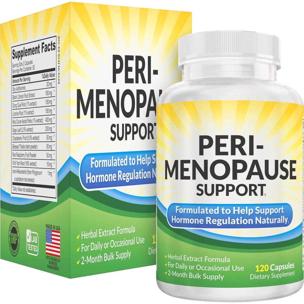 2-Month PeriMenopause Συμπληρώματα (All-in-1) Γυναικεία Ορμονική Υποστήριξη 