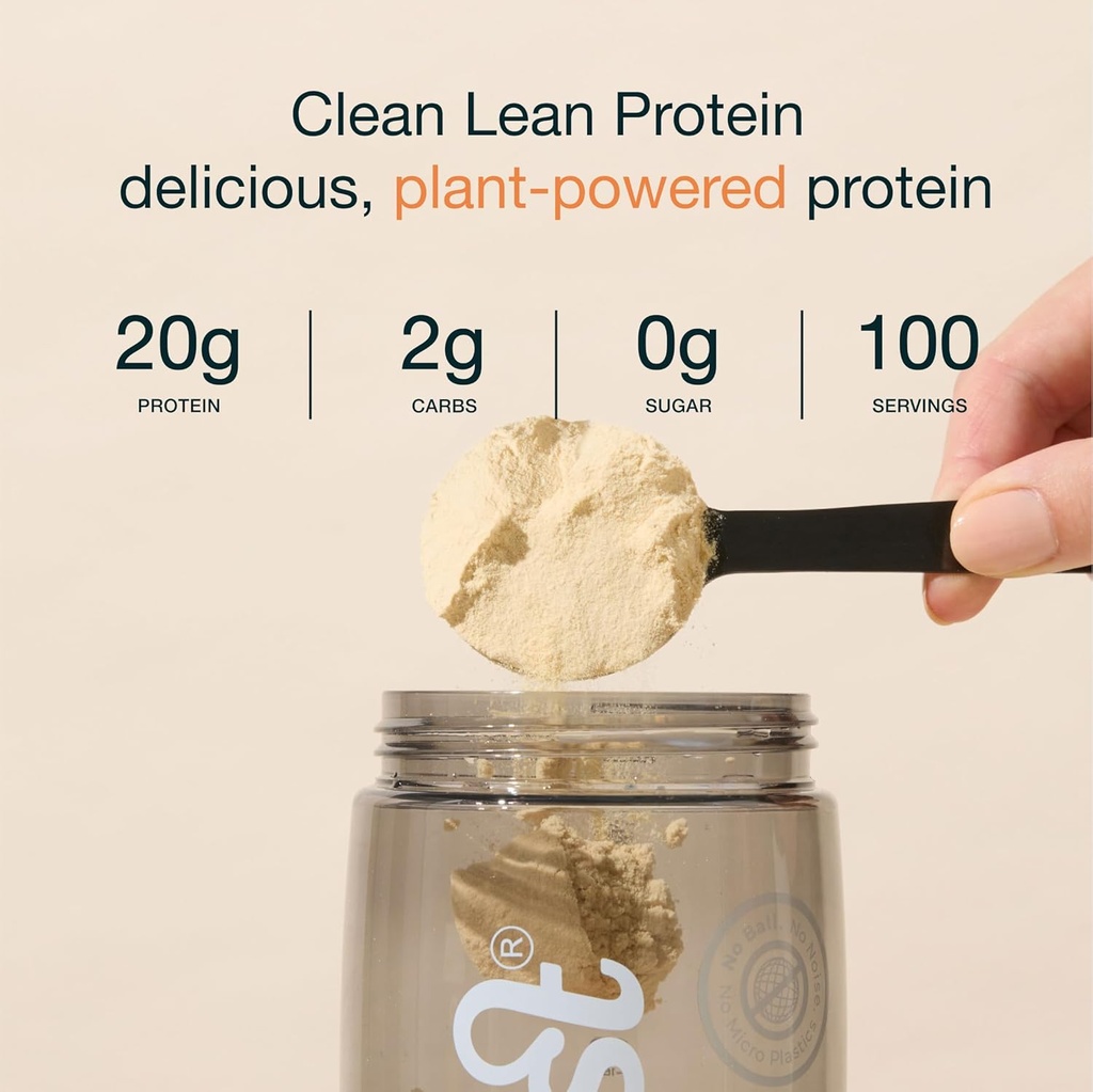 Nuzest - Pea Protein Powder - Καθαρή πρωτεΐνη Lean, Premium Vegan Plant Based Protein Powder, Γαλακτοκομικά, Χωρίς Γλουτένη, GMO Free, Protein Shake, Πλούσια σοκολάτα, 100 Μερίδες, 5.5 lb
