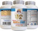 Dry Skin Care for Cats - Pets Hair and Coat Boost - for Dogs and Cats - Υποστηρίζει Υγιή Skin Hair Nails - Cat Diet Treat - 1 Φιάλη (60 δισκία)