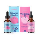 JoySpring Genius Drops & Vitamin C - Σχολή Backup Bundle 