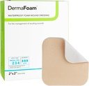 Dermarite Industries Derma Foam Μη Συγκολλητικό Φόρεμα Αφρισμού, 2x2, 10 κόμης