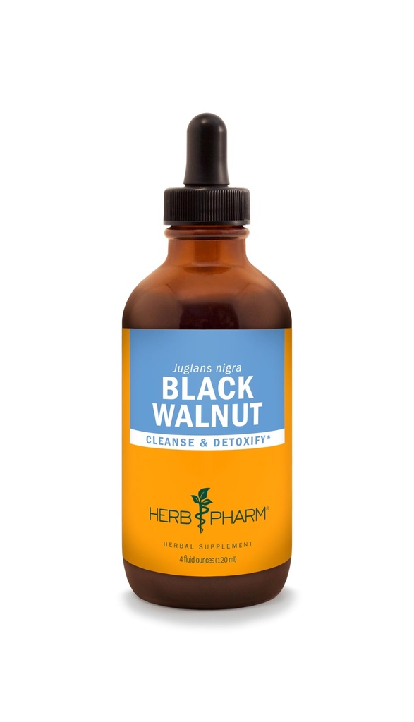 Herb Pharm Black Walnut Liquid Extract Drops for Cleansing and Detoxifying, 4 Oz