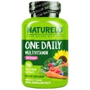NATURELO μία καθημερινή πολυβιταμίνη για τις γυναίκες - Ενεργειακή υποστήριξη - ολόκληρο συμπλήρωμα διατροφής για τα μαλλιά, δέρμα, νύχια - μη-GMO - Χωρίς σόγια - Χωρίς γλουτένη - 240 κάψουλες 
