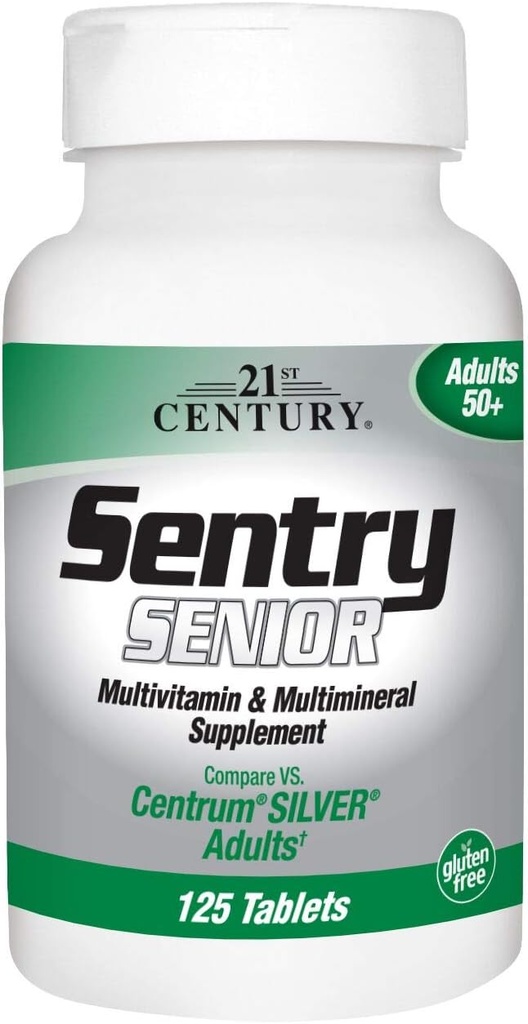 21st Century Sentry Senior 50+ Tablets 100 Ct (2 Συσκευασία)