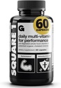 Κερδίζει στη μαζική πλατεία 1 Multivitamin και Mineral συμπλήρωμα για γυναίκες και άνδρες, βιταμίνες, Digestive Ένζυμα και οργανικά ορυκτά για την υγεία των μυών, την απόδοση και την ανοσοποιητική υποστήριξη, 60 κάψουλες