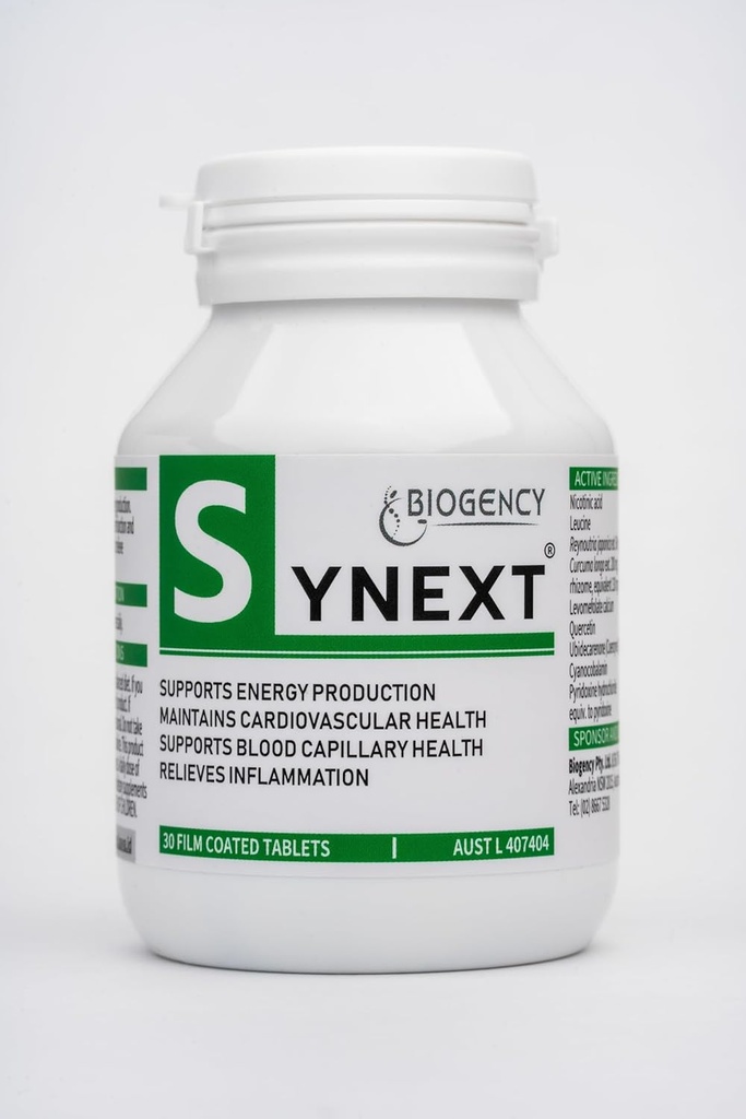 Synext NAD+ συμπλήρωμα 30 Tabs υποστηρίζει την ενέργεια που γίνεται στην Αυστραλία