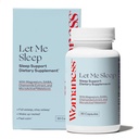 Womaness Let Me Sleep – Sleep Aid for Adults - Melatonin & Magnesium Supplement - Nighttime Rest Support with Magnesium for Better Relaxation and Night Sleep Support, Evening Wellness - 30 Capsules