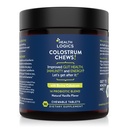 Health Logics Colostrum Chews-Colostrum Supplement 25% IgG για την υγεία των ούρων, την ανοσοποιητική υποστήριξη, την ανάπτυξη των μαλλιών, Vanilla Flavor, 90 υπηρεσίες, ολόκληρο το κολλόστρο των βοοειδών Superfood