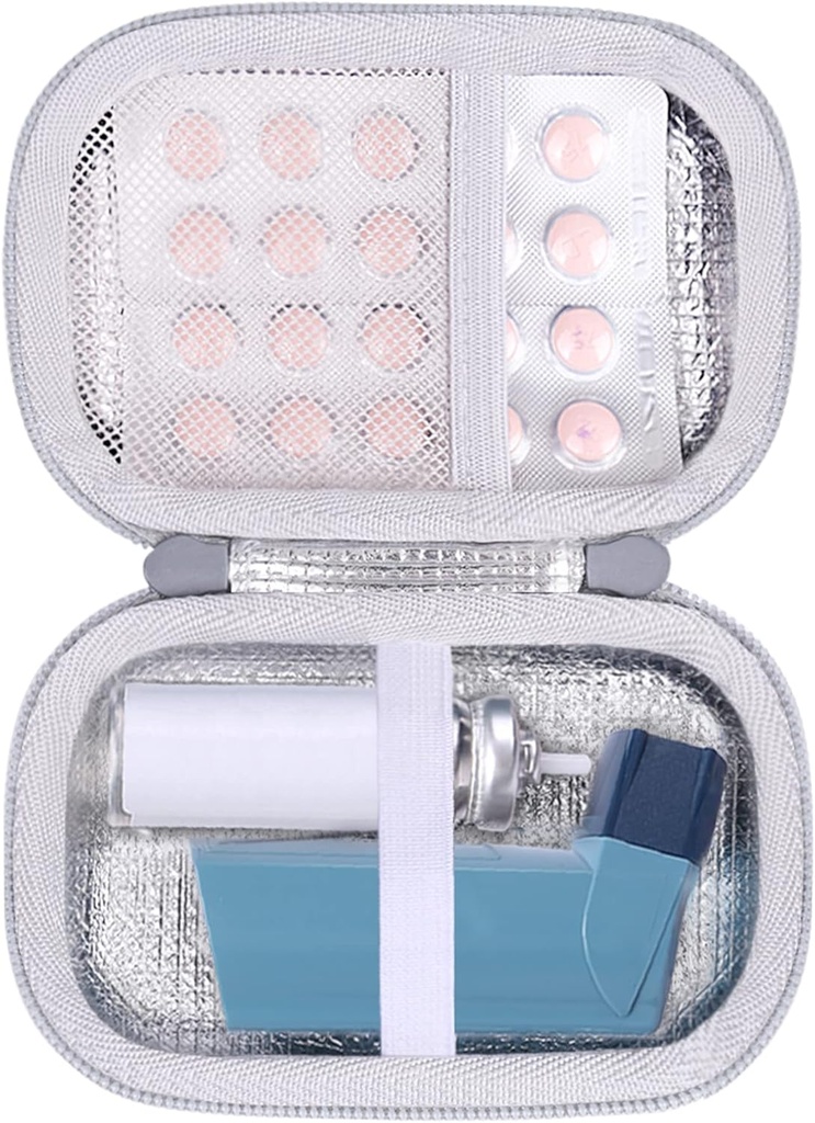 Aenllosi σκληρή περίπτωση μεταφοράς Συμβατό με Asthma Inhaler