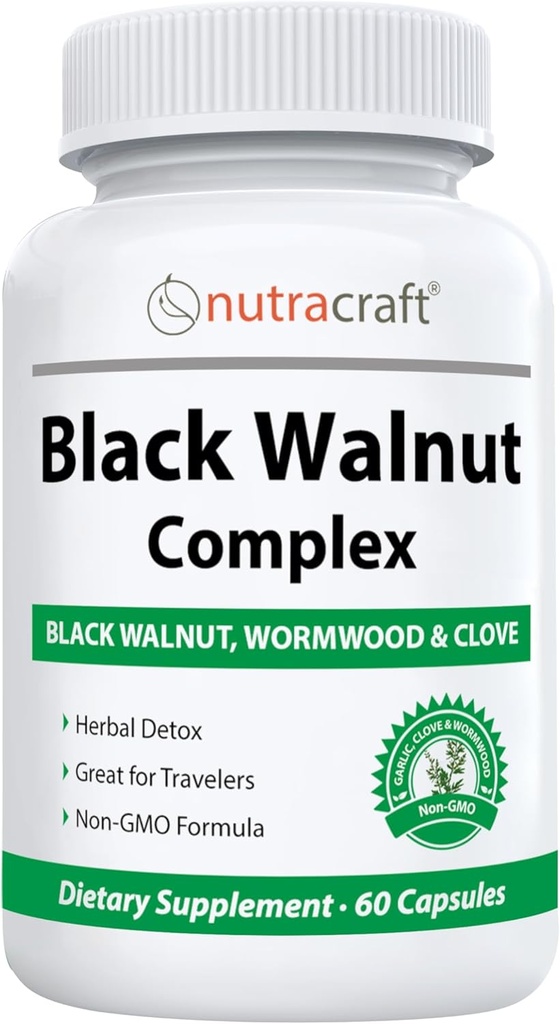 Nutracraft Black Walnut Detox Cleanse Supplement 