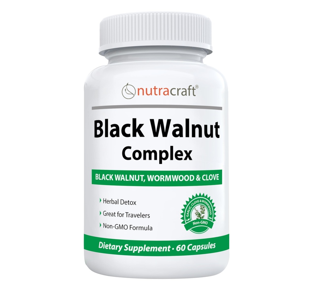 Nutracraft Black Walnut Detox Cleanse Supplement 