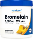 Nutricost Bromelain σε σκόνη 4 OZ - Μη ΓΤΟ, χορτοφάγοι, χωρίς γλουτένη