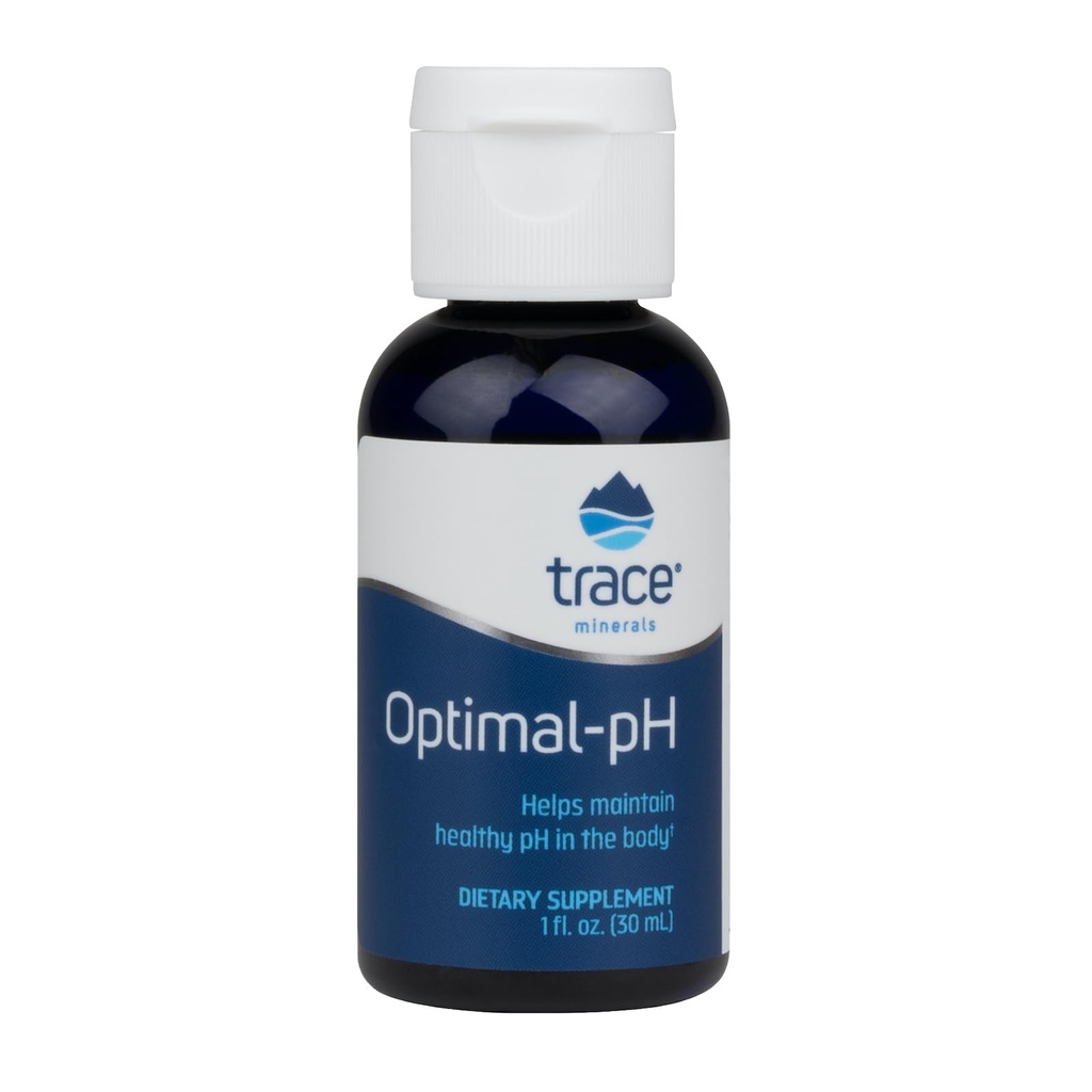 Trace Minerals Optimal-pH - Συμπυκνωμένο συμπλήρωμα ιωνικού ορυκτού για την Digestive & Immune Health - Συμπλήρωμα στήριξης πέψης & pH με μαγνήσιο & βόριο - 1 fl oz (Περίπου 120 σερβίτσια)