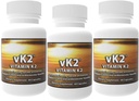 3 Συσκευασία vK2 - Βιταμίνη K2 (mk4 και mk7)