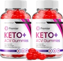 (2 Pack) Premier Keto ACV Gummies - Advanced Formula Premiere Keto Plus ACV Gummies Apple Cider Vinegar Premier ACV Συμπλήρωμα διατροφής Κριτικές Άνδρες γυναίκες (120 Gummies)