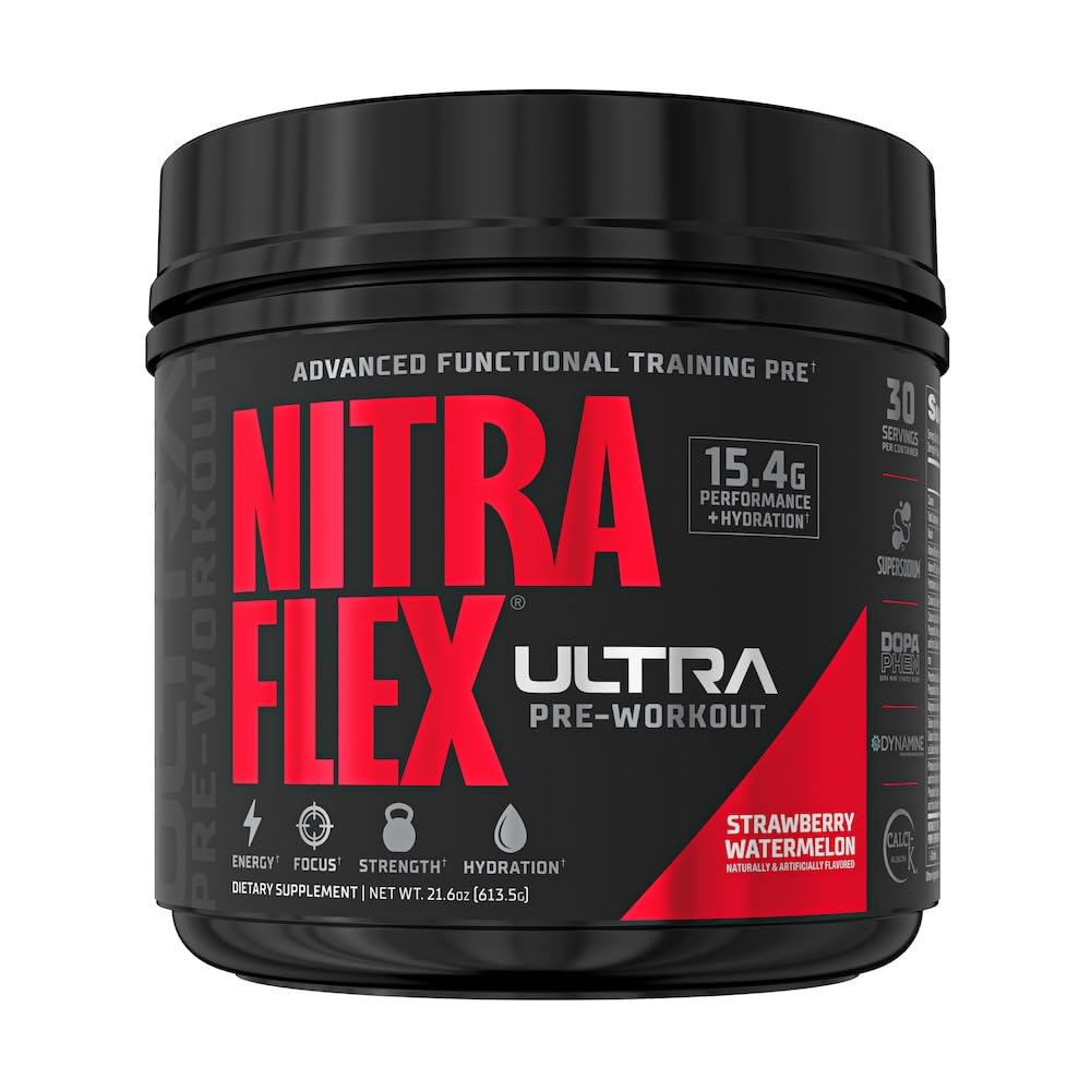 GAT SPORT Nitraflex Ultra Pre-Wortout Supplement (30 σέρβις, φράουλες)