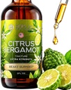 Citrus Bergamot Liquid Drops – Detox & Healthy Heart Support – Bergamot Supplement for High Cholesterol Upnourish – Immune System Support Extract 1500 mg