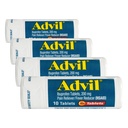 Advil Pain Reliever και Fever Reducer, Pain Relief Medicine με Ibuprofen 200mg για τον πονοκέφαλο, τον πόνο στην πλάτη, τον πόνο στην εμμηνόρροια και την ανακούφιση από τον πόνο στις αρθρώσεις - 10 Επικαλυμμένα δισκία (Pack of 4)