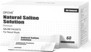 opove Pre-Mixed Saline Packets για Nasνικά συστήματα άρδευσης πλύσης, φυσικό, και PH Ισορροπημένη για ανακούφιση του κόλπου, 60 συσκευασίες (Δεν περιλαμβάνεται ο καθαρισμός μύτης)