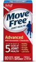 Move Free Advanced, 80 tablets - Joint Health Supplement with Glucosamine and Chondroitin (Pack of 8)