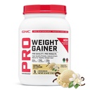 GNC Pro Performance Weight Gainer Protein Powder, 50g Πρωτεΐνη, Υψηλή θερμίδα, 700 θερμίδες, Υποστηρίζει τη μάζα και την αποκατάσταση των μυών, MCT, BCAA, 3ο μέρος δοκιμαστεί, παγωτό βανίλια, 6 εξυπηρετούν, 2,5 lbs