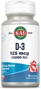 KAL Vitamin D3 5000 IU 125 mcg, High Potency Vitamin D Chewables, Calcium Absorption, Bone Health and Immune Support Supplement, Natural Peppermint Flavor, 60-Day Guarantee, 60 Servings, 60 Chews
