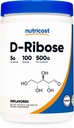 Nutricost D-Ribose Powder 500 Grams - 5000mg Per Serving, Non-GMO (500 Grams)