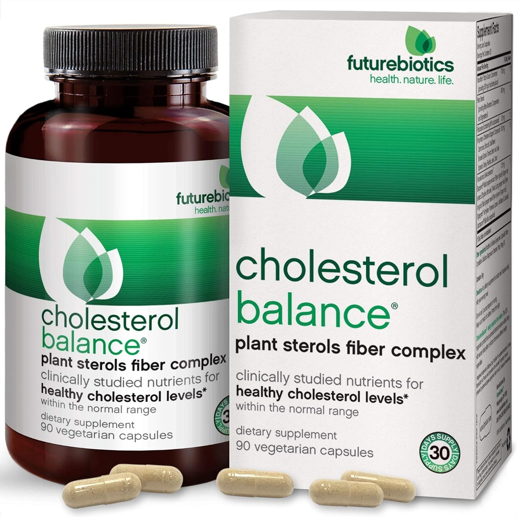 Futurebiotics Cholesterol Balance Veg-Capsules, 90-Count