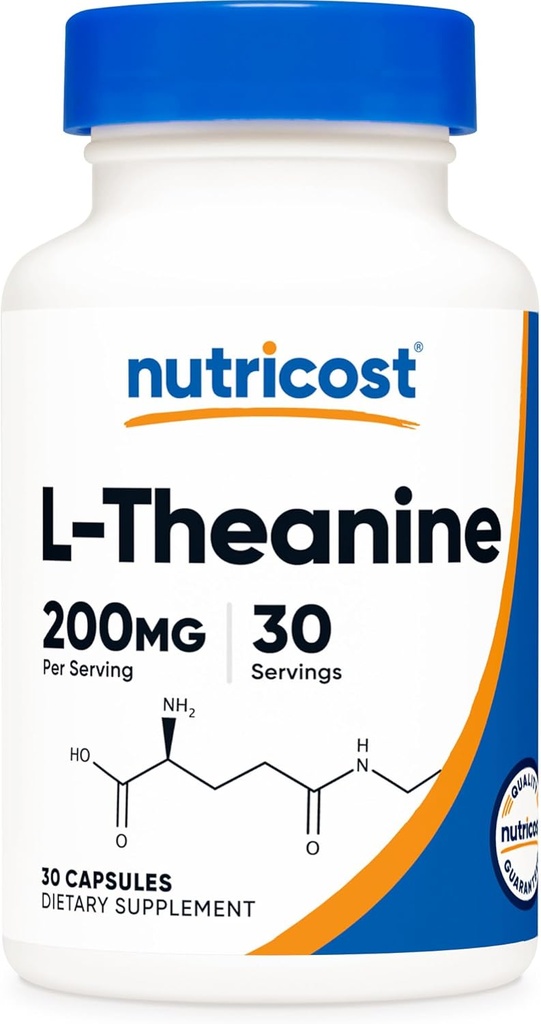 Nutricost L- Theanine 200mg, 30 Κάψουλες