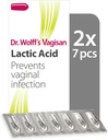 Vagisan Δρ Wolff Lactic Acid Pessaris, Καθημερινή Κολπική Υγεία & Πρόληψη της μόλυνσης, 2X7pcs