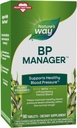Nature's Way BP Manager, Supports Healthy Blood Pressure(1) & Heart Health*, με Stevia, Hawthorn, & Olive Leaf Extracts, 90 Tablets (Packing May Vary)