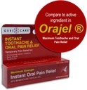 GeriCare Benzocaine 20% Μέγιστη δύναμη Οδοντόκρεμα & στοματικό άμεσο πόνο ανακούφιση Gel 0.5 oz. Γρήγορος-δραστηριοποιώντας θεραπεία πόνου για Toothaches, ερεθισμός ούλων, ευαισθησία & πληγές του στόματος, (Pack of 1)