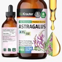 BIO KRAUTER® Astragalus for Immune Support - Vegan Astragalus Root Herbal Supplements 685 mg for Daily Wellness - Liquid Extract 4 Fl.Oz., 56 Days of Supply, Alcohol & Sugar Free