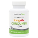 NaturesPlus PRO Longvida Curcumin 1000 mg - 30 δισκία - Προάγει την υγιή ελεύθερη ριζική προστασία - Μη ΓΤΟ, Vegan & Gluten Free - 30 Σερβιέτες