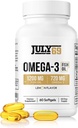 Ωμέγα 3 ιχθυέλαιο - 1200 MG ιχθυέλαιο, 720 MG Ωμέγα 3, άρωμα λεμόνι, 60 Softgels, φυσικό EPA-DHA Softgels για δύναμη & υγεία, υψηλή ισχύς, υποστήριξη για τις γυναίκες και τους άνδρες