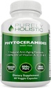 Phytoceramides Skin Therapy Supplement 60 Caps 100% Rice Based 100% Natural Vegan Capps 100% DV βιταμίνης A,C,D & E χωρίς πληρωτικά ή τεχνητά συστατικά