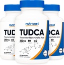 Nutricost Tudca 250mg, 60 Capsules (3 Bottles)