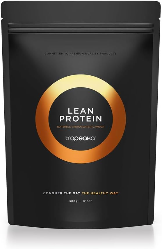 Tropeaka Plant Based Lean Protein Powder for Smoothies & Shakes - Σοκολάτα - Vegan Protein for Men & Women, Gluten Free, Dairy Free, Non-GMO, 17.6oz (20 services)
