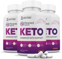 (3 Pack) Rippped Results Keto ACV χάπια 1275MG Keto Υποστήριξη Blend Κάψουλα Εναλλακτική για Keto ACV Gummies Formed with Apple Cider Vinegar Extra Virgin Olive Oil Powder Green Tea Leaf 180 κάψουλες