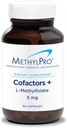 MethylPro L- Methylfolate 5 mg + Cofactors - L Συμπλήρωμα Folate methyl για γυναίκες & άνδρες, μεθυλιωμένη βιταμίνη B9 (5- MTHF) με B6 και B12 για την υγεία του εγκεφάλου, την εστίαση και την ηρεμία - 30 κάψουλες (Pack of 1)