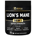 Zolotus Lions Mane Mushroom Complex Κάψουλες με Cordeyceps, Elderberry, Ginkgo Biloba, Bacopa - 90 Κάψουλες