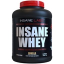 Insane Labz Insane Whey,100% Πρωτεΐνη Ορός Ορού Μυός, Post Workout, BCAA Amino Προφίλ, Μαζική Αποζημίωση, Αντικατάσταση γεύματος, 5lbs, 60 Srvgs, (Vanilla)