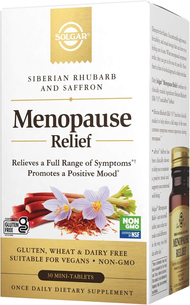 Solgar Εμμηνόπαυση Ανακούφιση - 30 Tabletισκία