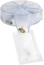 EZY DOSE Pill Sorter, Organizer, βιταμίνη και ιατρική συσκευασία του συστήματος για τα ταξίδια, εύκολο-Tear Pill Pouches, BPA δωρεάν