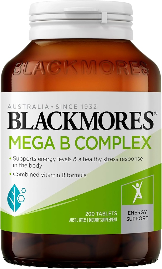 Blackmores Mega B Complex 200 Tabs