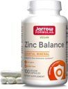 Jarrow Formulas Zinc Balance 15 mg - 100 Servings (Veggie Caps) - Περιλαμβάνει χαλκού - Βασικό Ορυκτό για την υποστήριξη του ανοσοποιητικού συστήματος - συμπλήρωμα υποστήριξης ανοσοποιητικού - συμπλήρωμα χαλκού χωρίς γλουτένη - Vegan